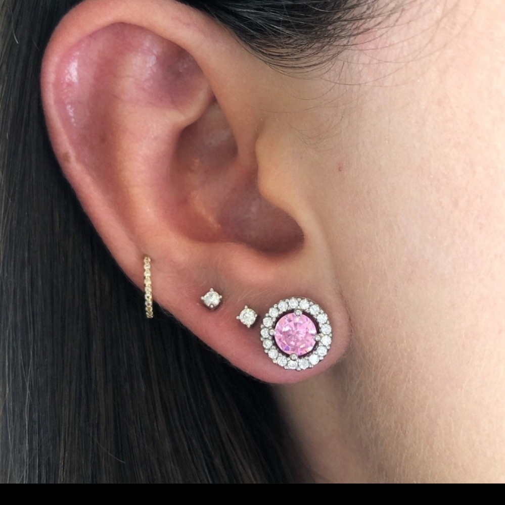 Sold Cz Diana Earing